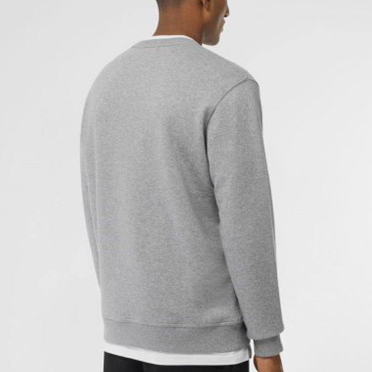 Burberry Logo Printing Round Collar GS Grey 80095051