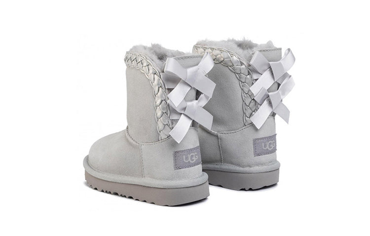 (PS) UGG Classic Short II Snow Boots Gray 1103617T-GRV