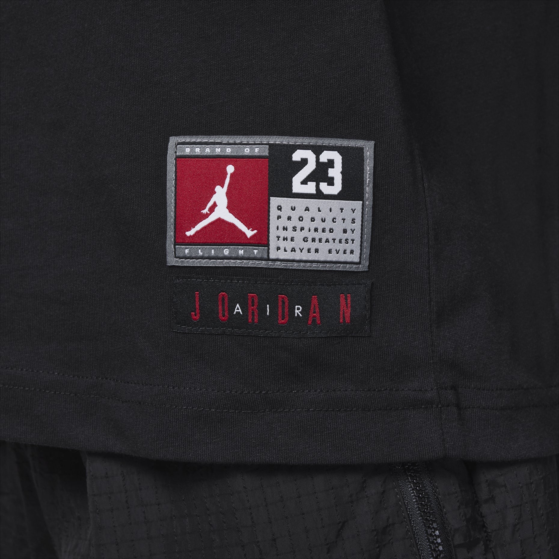 (PS) Air Jordan Junior Practice Flight Long Sleeve T-Shirt 'Black' FV2490-010