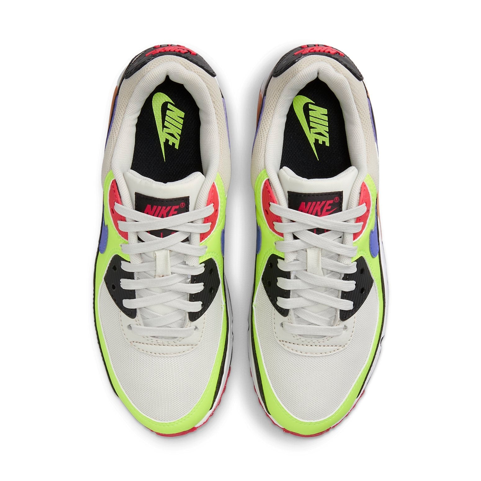 (WMNS) Nike Air Max 90 'Volt Light Bone Ultramarine' DH8010-003