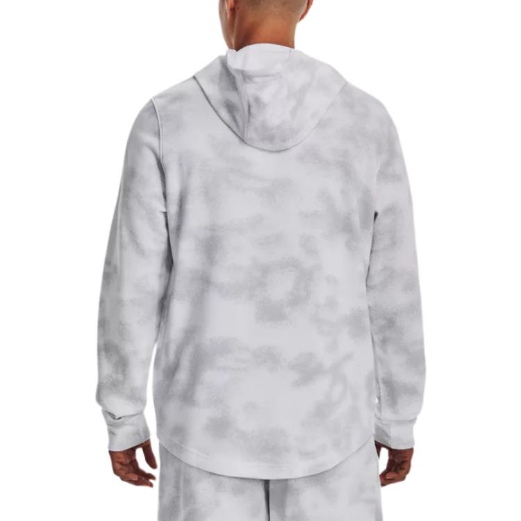 Under Armour Rival Terry Hoodie 'White Grey' 1377185-100