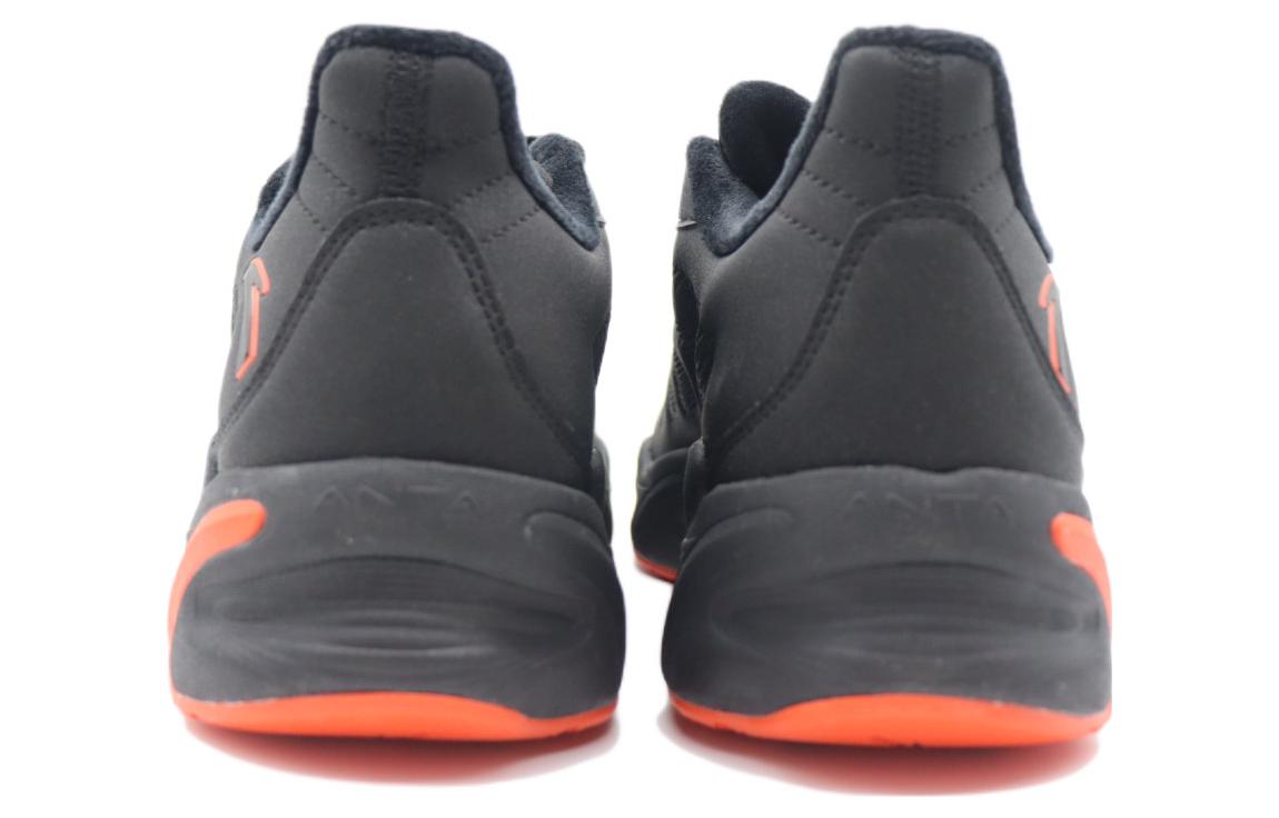 ANTA Running Series Sneakers with Fleece 'Black Orange' 112245523-3