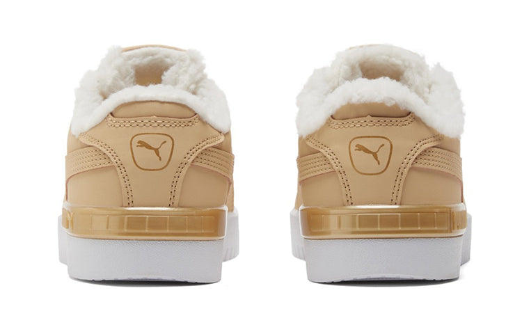 (WMNS) PUMA Jada Teddy Ws Fleece Lined Skateboarding Shoes Khaki 382703-02