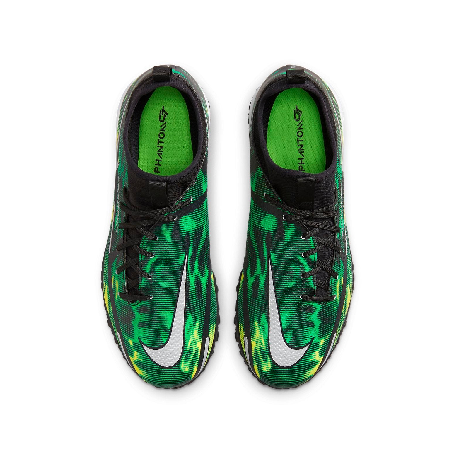 (GS) Nike Phantom GT2 Academy DF TF 'Black Green' DM0741-003