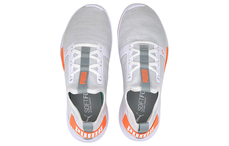 (WMNS) PUMA Ignite Contender Knit Grey/Orange Low sneakers 192810-03