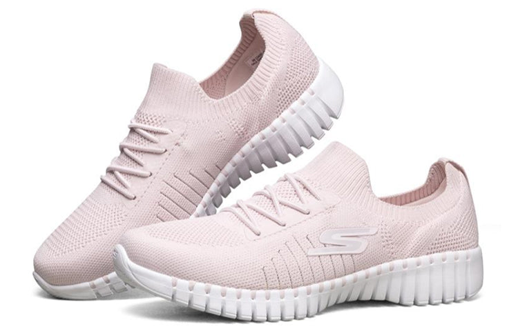 (WMNS) Skechers Go Walk Smart Pink/White 124051-LTPK