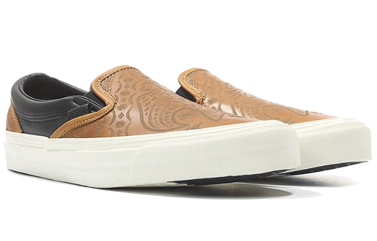 Vans Vault X Brooks England LTD X Taka Hayashi TH OG Classic Slip-On Black/Brown VN0A2Y36KCW