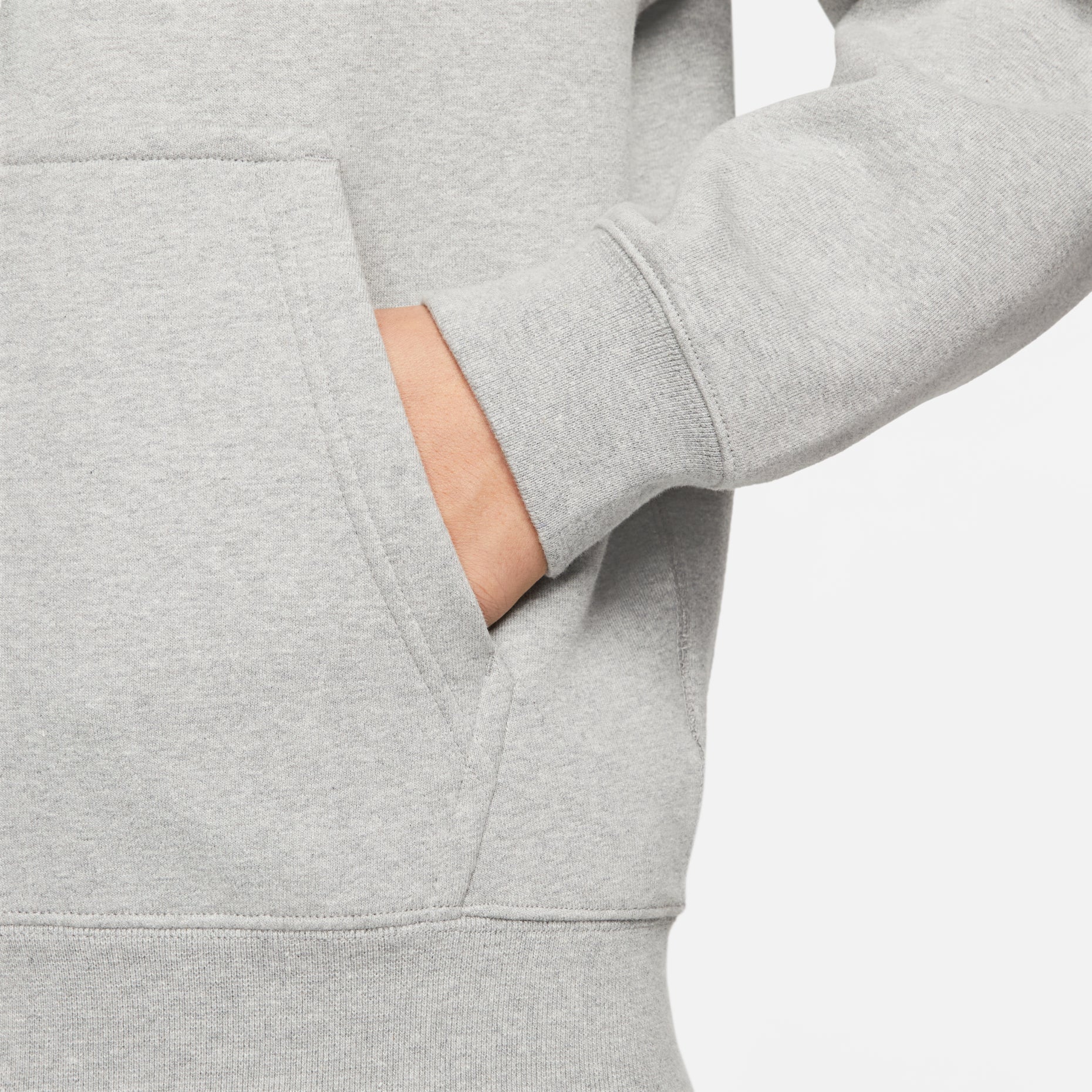 Nike embroidered logo hooded jacket 'Grey' DR0404-063