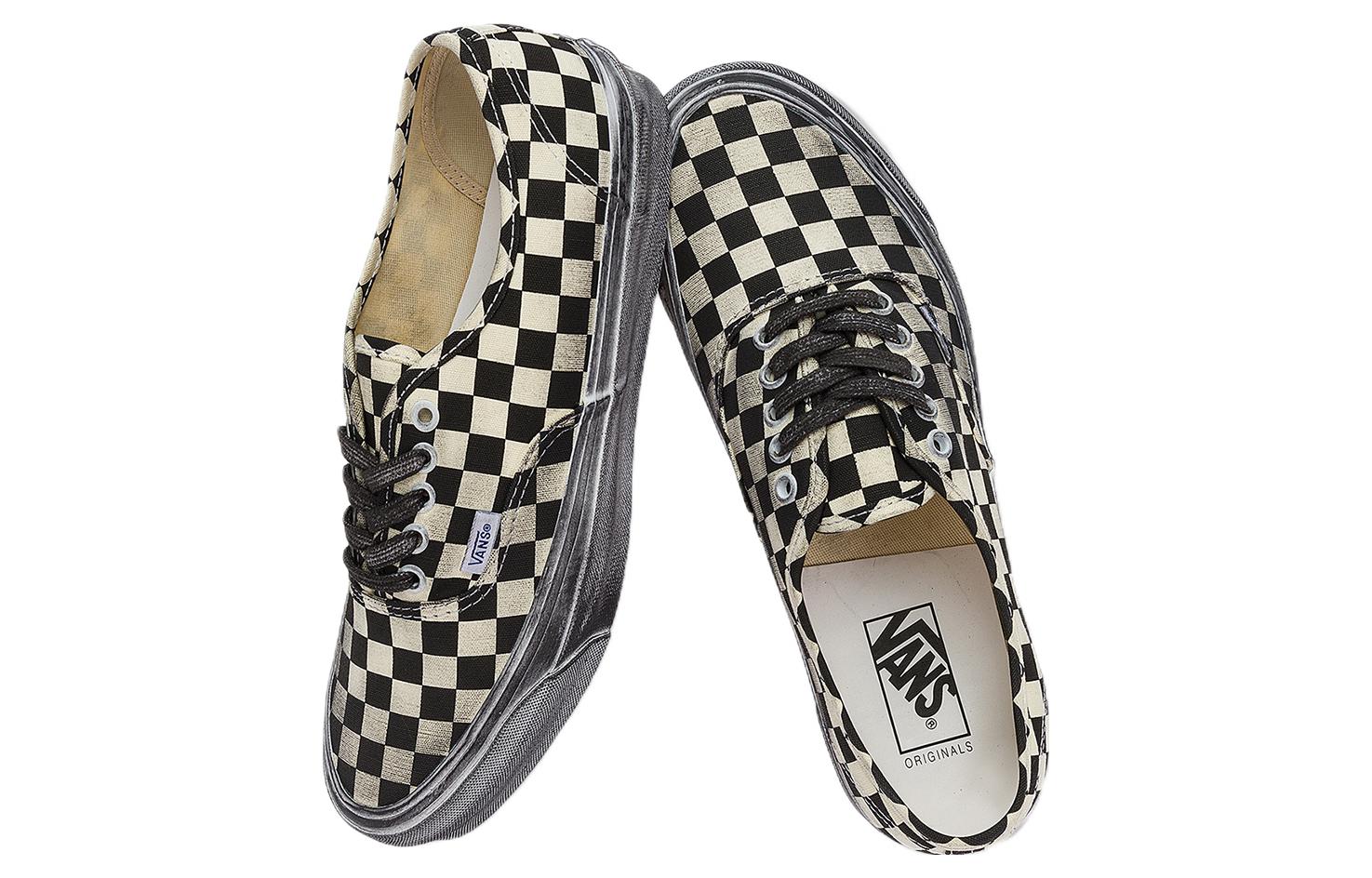 Vans Vault OG Authentic LX 'Stressed Black White Checkerboard' VN0A5FBD95Y1