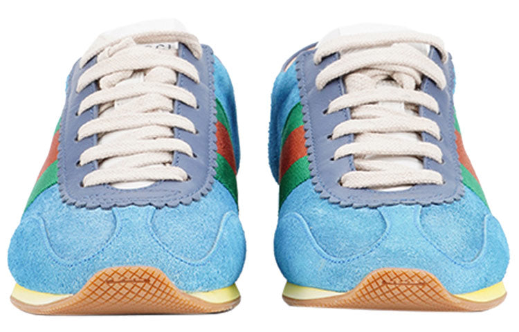 (WMNS) Gucci Rocket Suede Low 'Blue' 537049-0WE10-4361