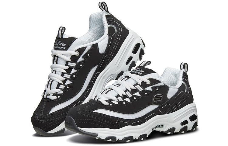 (WMNS)  Skechers D'LITES Daddy Shoes 66666179-BKW