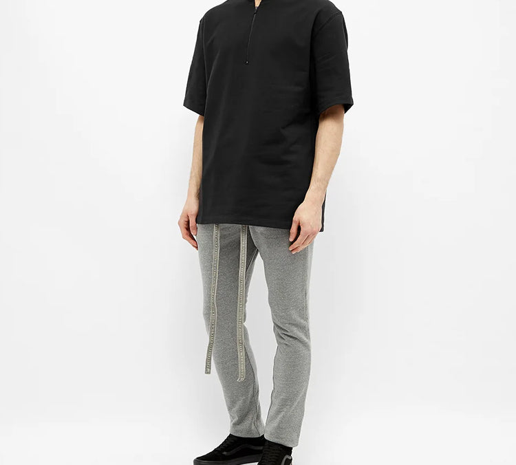 Fear of God Half Zipper Pullover Round Neck 'Black' FOG-SS20-92