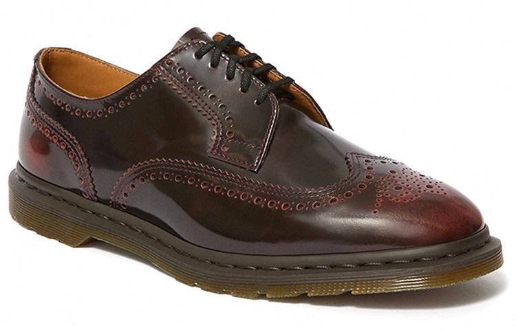Dr. Martens Kelvin II Arcadia Leather Brogue Shoes 'Cherry Red' 25027600