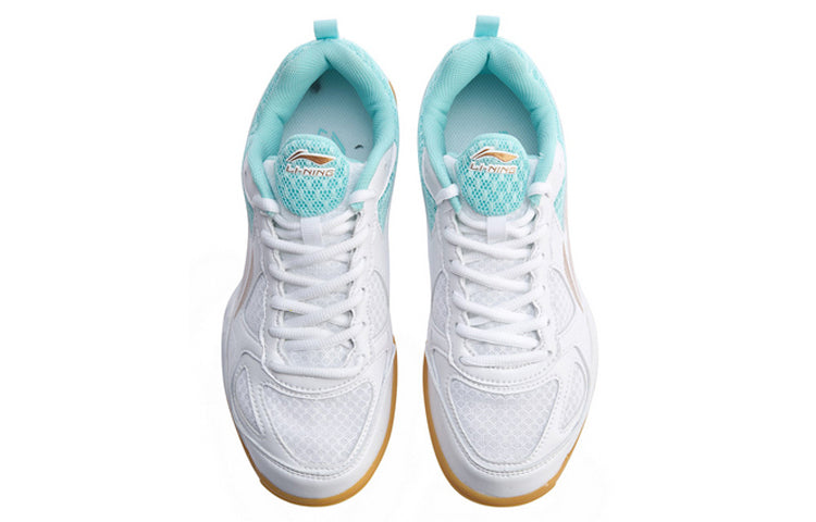 (WMNS) Li-Ning Ma Long Signature Table Tennis Shoes 'White Mint' APTP002-2