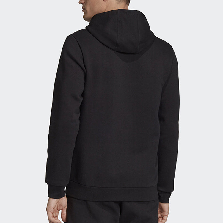 adidas E CAMO LIN SWEA Sports Hooded Shirt Men Black EI9730