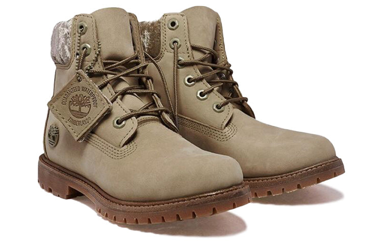 (WMNS) Timberland 6 Inch Premium Waterproof Boot 'Beige Nubuck Velvet' A21XE