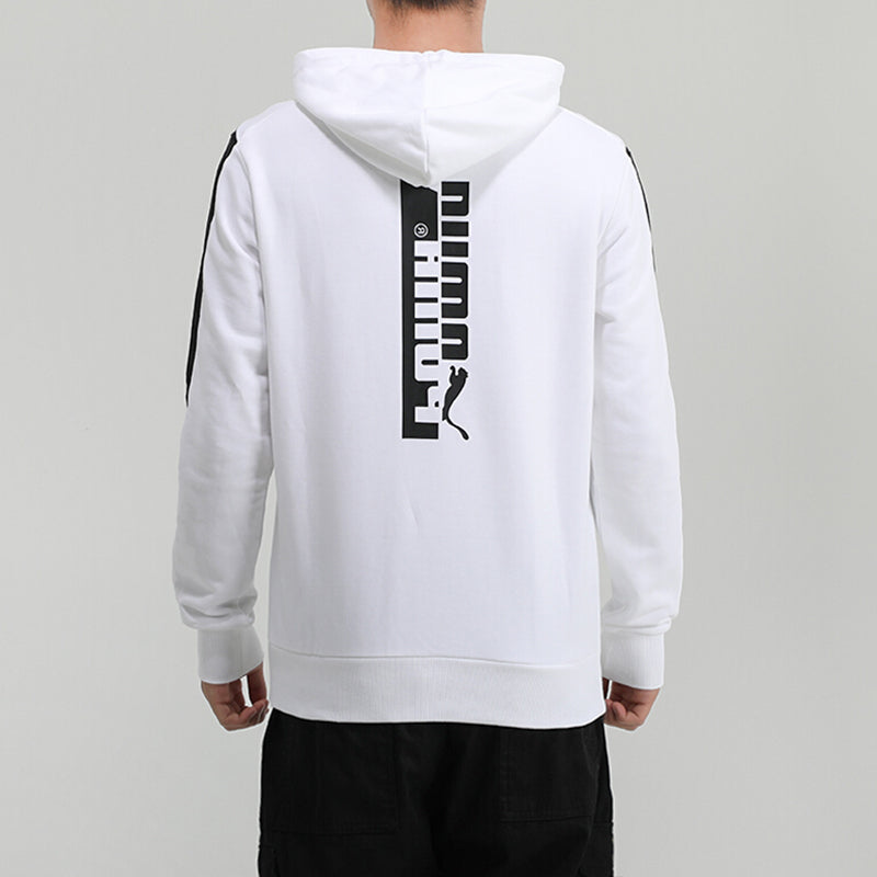 PUMA T7 2020 Sport Hoodie 'White Black' 599216-02