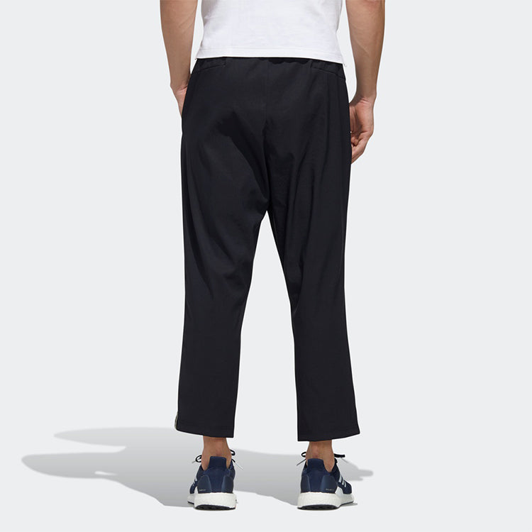 Men's adidas Wj Pnt Wv Logo Sports Pants/Trousers/Joggers Black FM9347