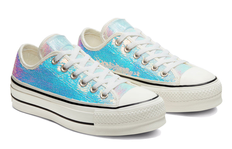 (WMNS) Converse Chuck Taylor All Star Platform Low 'Mini Sequins' 566603C