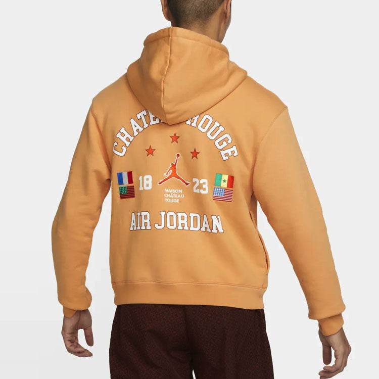 Air Jordan x Maison Chateau Rouge Crossover Hoodie 'Orange' DJ9773-839