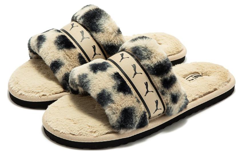 (WMNS) PUMA Fluff Remix Animal BX 'Cream Black' 390970-01