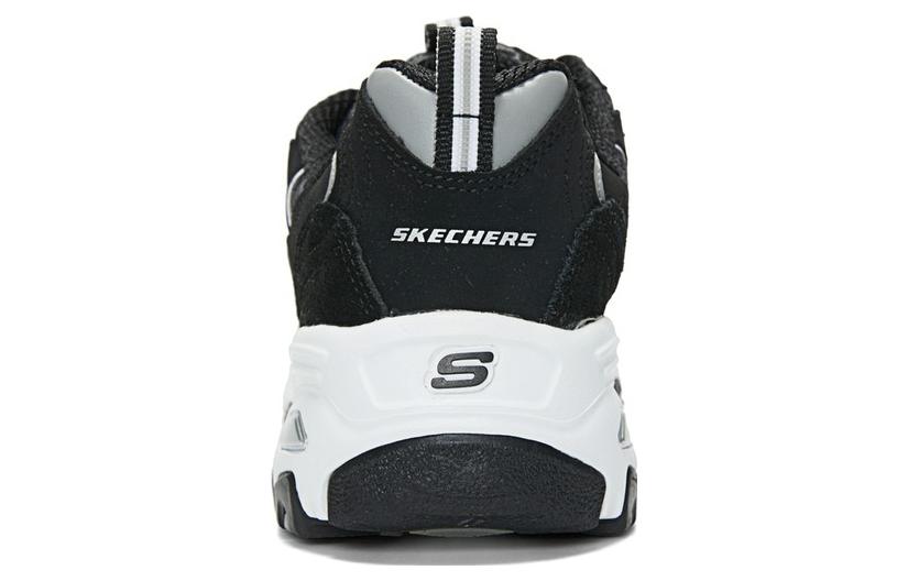 (WMNS) Skechers D'LITES 'Black' 11936-BKW