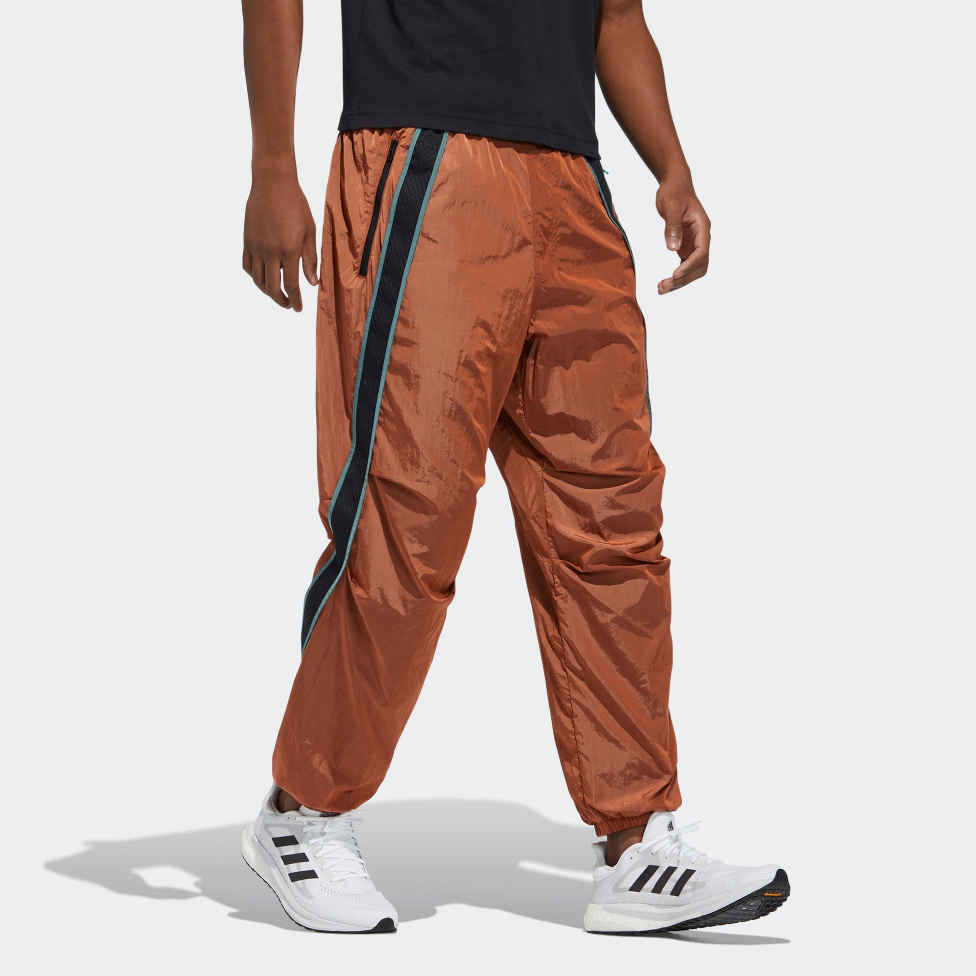 adidas Ub Pnt Wv Astro Contrasting Colors Woven Bundle Feet Sports Pants Orange Yellow GP0831