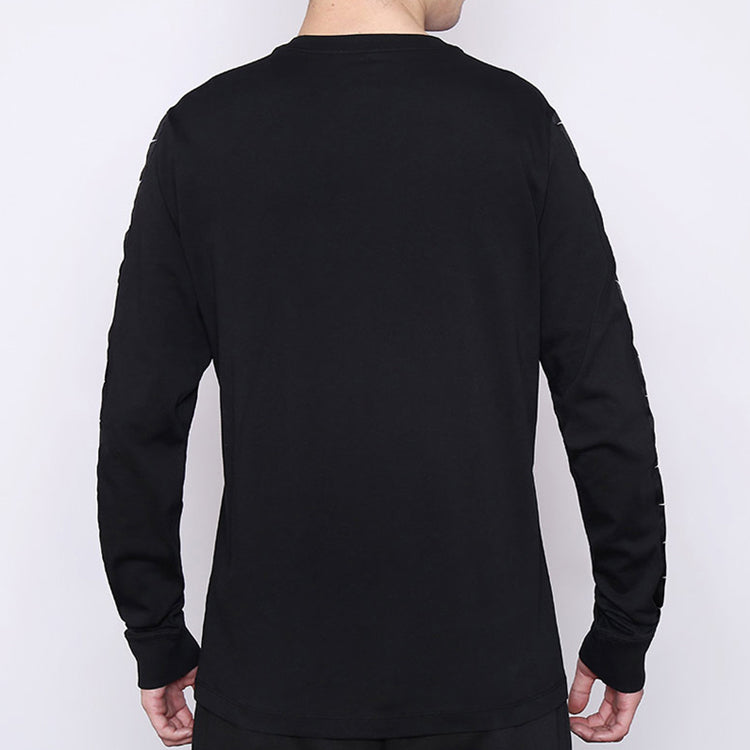 Nike Athleisure Casual Sports Round Neck Long Sleeves Black AR5057-010