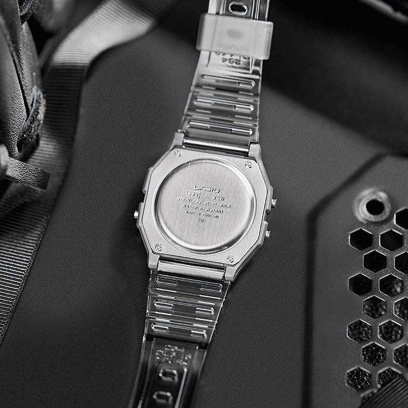 CASIO Quartz Waterproof Mens Silver Digital B640WDG-7