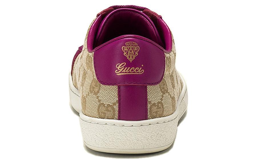 (WMNS) Gucci Brooklyn GG Sneakers 'Beige Fuchsia' 338883-FTAZ0-9766