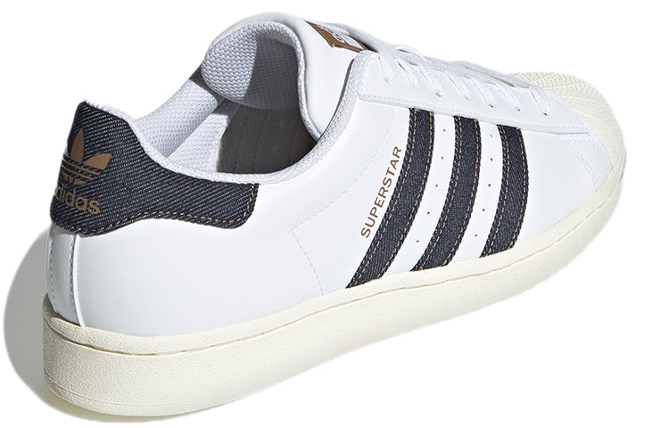 adidas originals Unisex Superstar Sneakers White/Blue GX5187