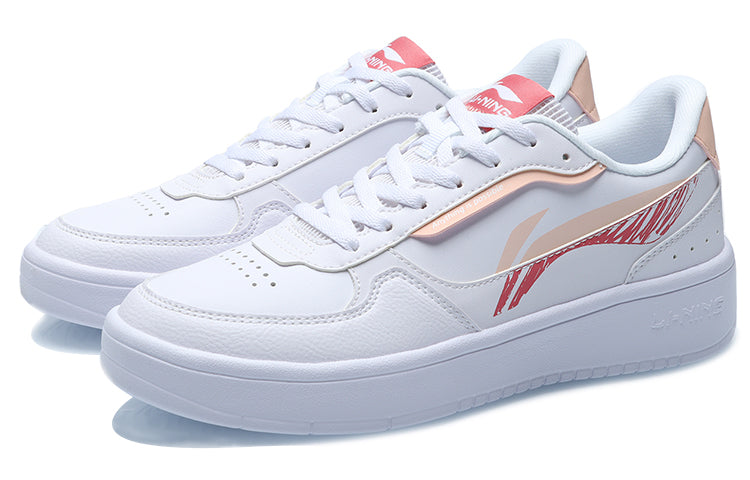 (WMNS) Li-Ning Classic Cushion 'White Red' AGCR198-2