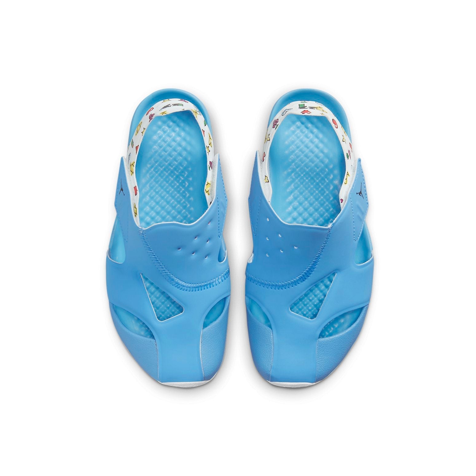 (PS) Air Jordan Flare 'University Blue Poison Lemon Yellow White' DM8973-417