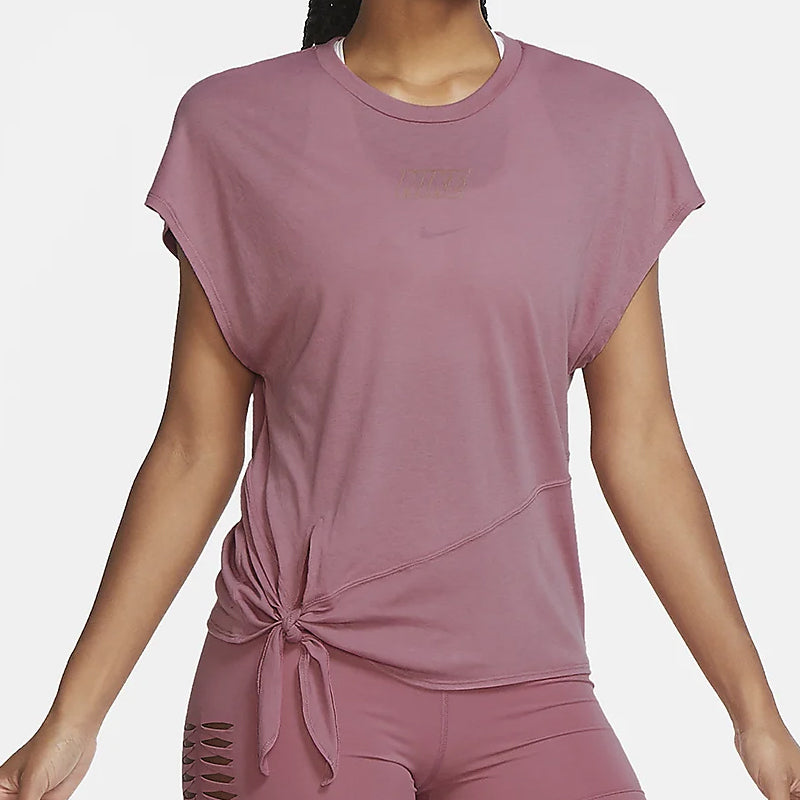 (WMNS) Nike DRI-FIT Series Training Short Sleeve CU5026-614