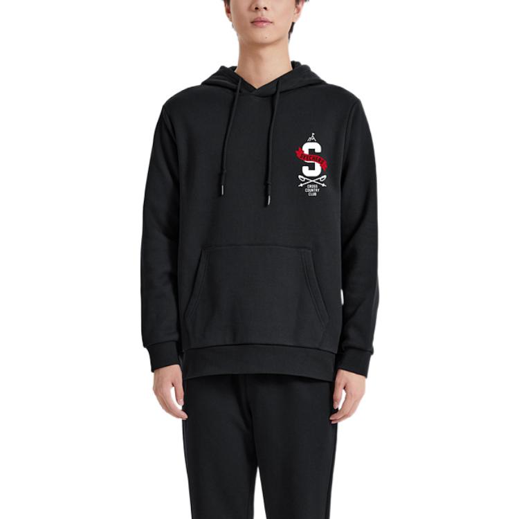 Skechers Cartoon Graphic Drawstring Hoodie 'Navy Black White Grey' L422U239
