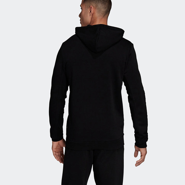 adidas MH BOS PO FT Casual Sports Hooded Sweater Men Black GC7343