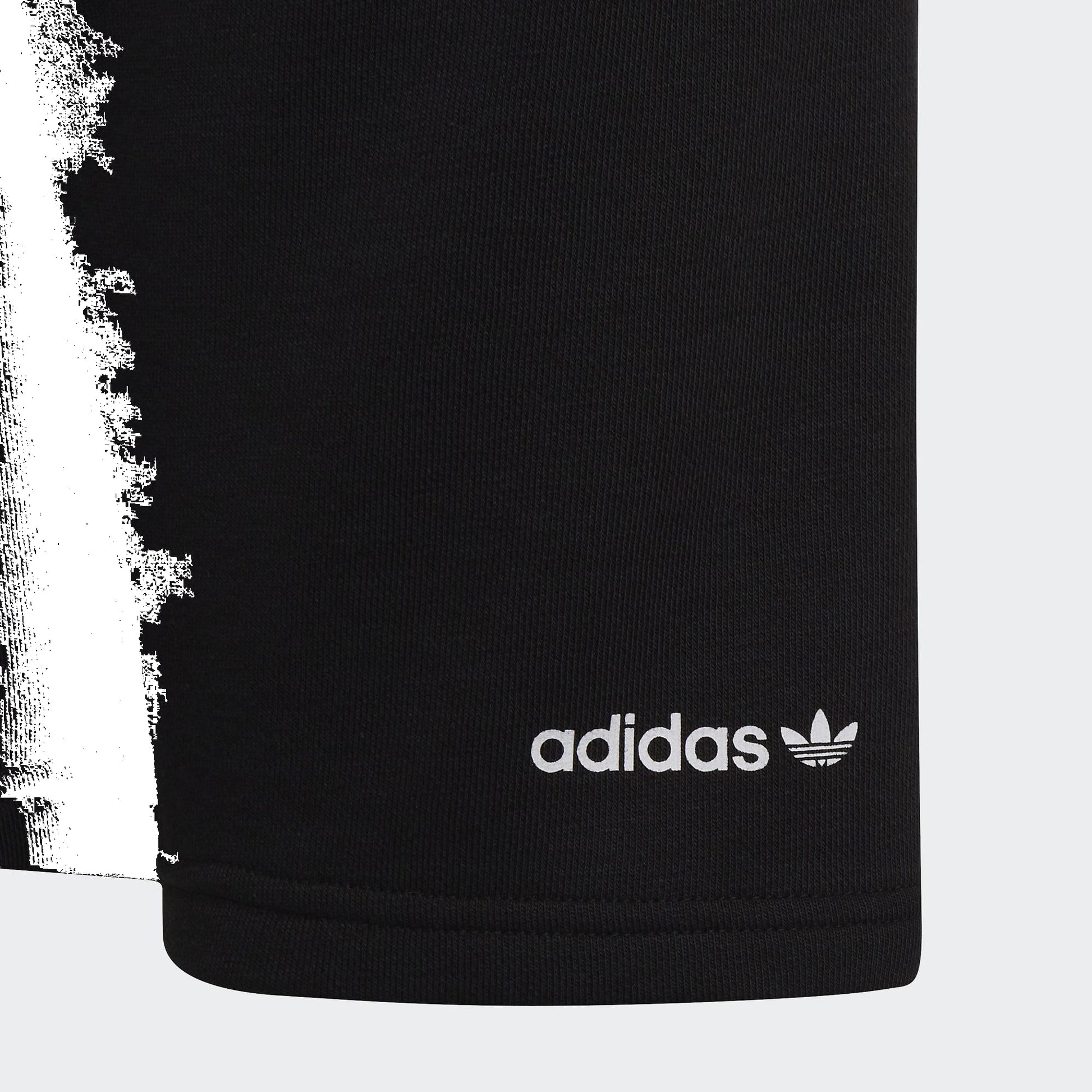 (GS) adidas Graphic Stoked Beach French Terry Shorts 'Black' HF7447