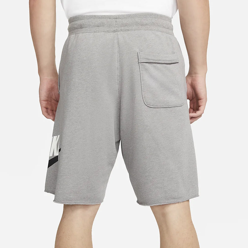 Men's Nike Lacing Breathable Logo Sports Shorts Gray DM6817-029