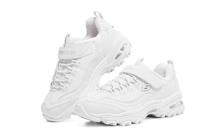 (GS) Skechers Dlites Running Shoes 'White' 302539L-WSL