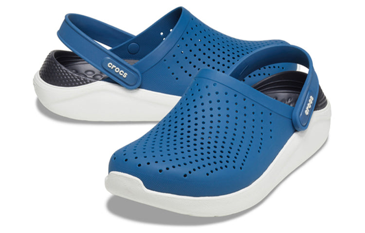 Crocs LiteRide Flash Shoes Blue Unisex Sandals 204592-4SB