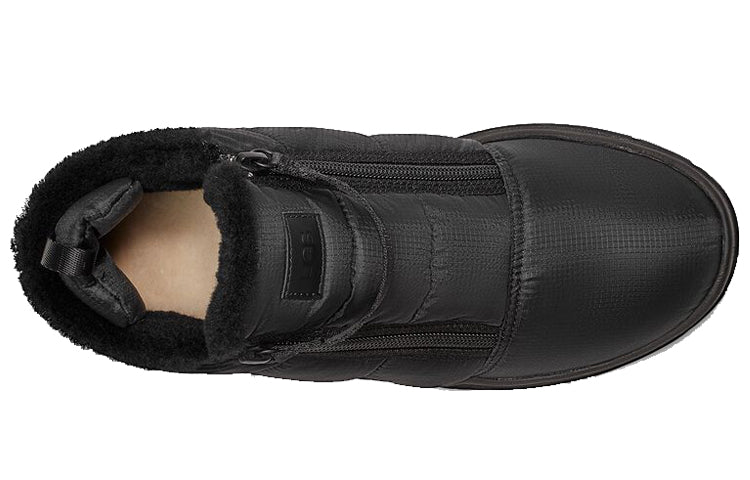 (WMNS) UGG Lakesider Zip Puff 'Black' 1121017-BLK