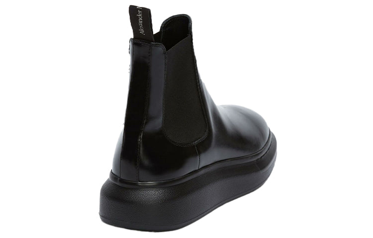 (WMNS) Alexander McQueen Hybrid Chelsea Boot 'Black' 586398WHX521000