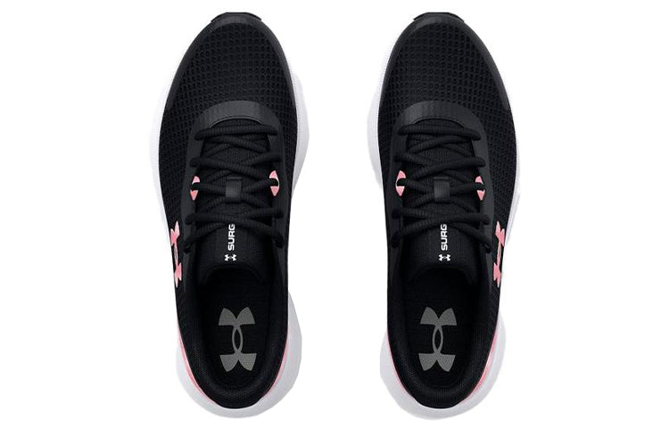 (WMNS) Under Armour Surge 3 'Black White' 3024894-005