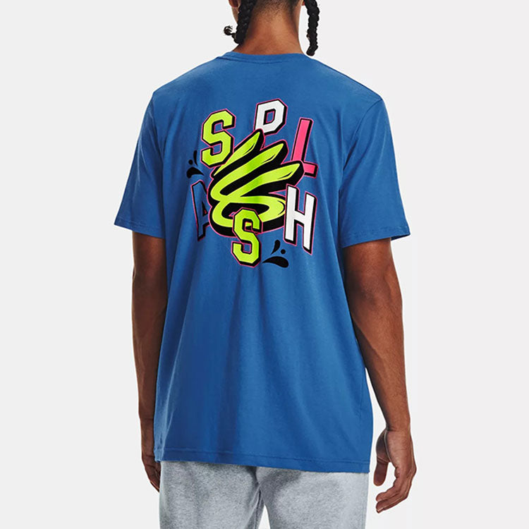 Under Armour Curry Splash Party T-shirt 'Blue' 1376803-481