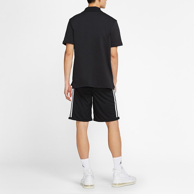 Air Jordan Athleisure Casual Sports Basketball Short Sleeve Black AJ1111-010