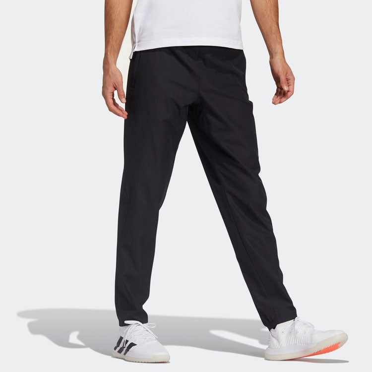 Men's adidas Tec Woven Pnt Solid Color Sports Stylish Long Pants/Trousers Black GL8698