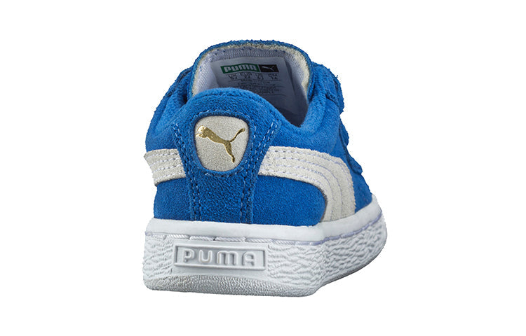(PS) PUMA Suede 2 Straps Casual Board Shoes Blue/White 359595-02