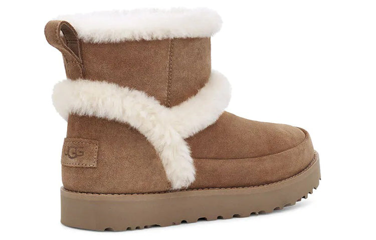 (WMNS) UGG Classic Mini Snow Boots Brown 1112499-CHE
