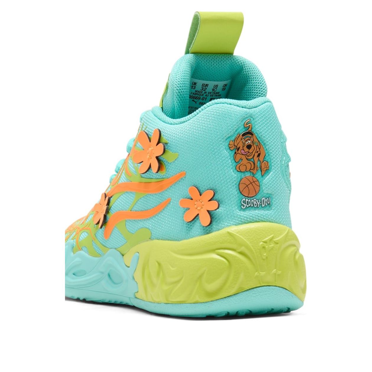 (PS) PUMA MB.04 x Scooby-Doo 'Aquatic Lime Smash Heat Fire' 400669-01