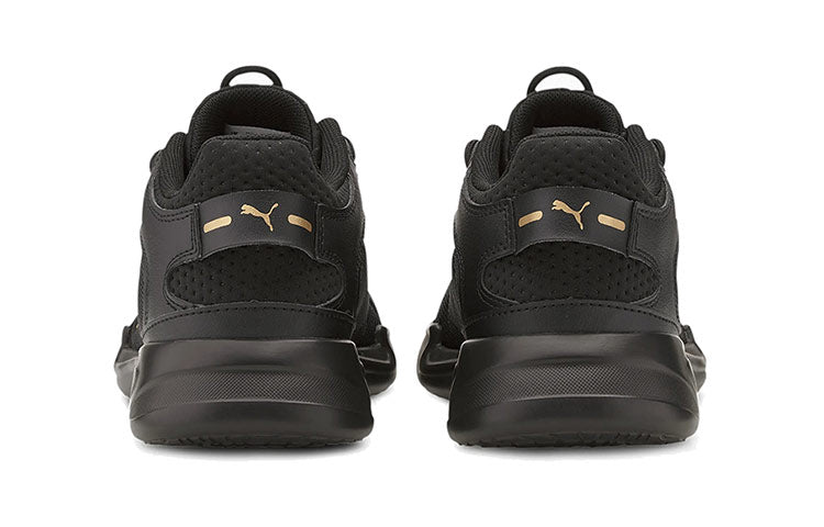 (WMNS) PUMA Jaro Fresh Low Running Shoes Black/Gold 193693-05